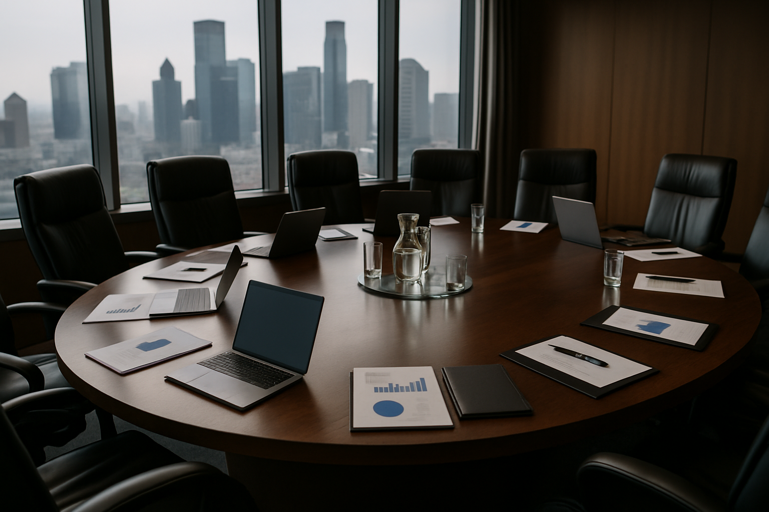 Dwóch inwestorów reprezentujących venture capital i business angels podpisujących umowę przy stole, w tle rosnący wykres biznesowy