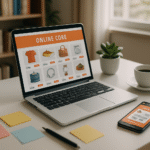 Grafika logotypów popularnych platform e-commerce z wykresem porównawczym i wyróżnioną rekomendowaną opcją